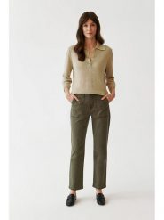 TATUUM Spodnie w kolorze khaki rozmiar: 38. Brązowe spodnie materiałowe damskie TATUUM, bez wzorów, z materiału. Za 113.10 zł.