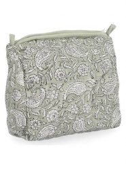 Bizzotto Kosmetyczka "Heloise" w kolorze zielonym - 21 x 17 cm rozmiar: onesize. Zielone kosmetyczki damskie Bizzotto, bez wzorów, z materiału. Za 47.99 zł.