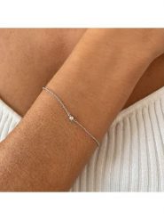 OR Carats Złota bransoletka z diamentem rozmiar: onesize. Szare bransoletki damskie OR Carats, złote. Za 608.99 zł.