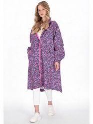 Schmuddelwedda Płaszcz przeciwdeszczowy w kolorze granatowo-różowym rozmiar: M. Niebieskie płaszcze damskie Schmuddelwedda, m, bez wzorów, bez kaptura. Za 304.99 zł.