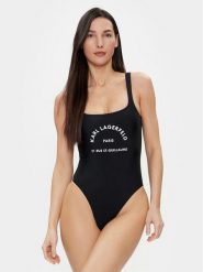 KARL LAGERFELD Strój kąpielowy 240W2274 Czarny. Czarne stroje jednoczęściowe KARL LAGERFELD, bez wzorów, z syntetyku. Za 319.99 zł.