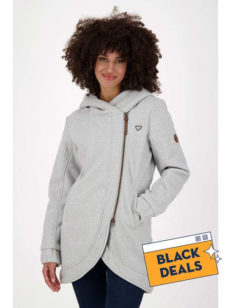 Alife and kickin Płaszcz przejściowy w kolorze jasnoszarym rozmiar: L. Szare płaszcze damskie Alife and Kickin, l, bez wzorów, bez kaptura. Za 281.76 zł.