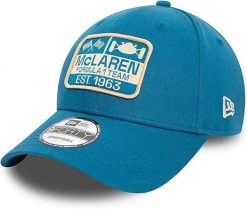 Czapka Mclaren 9FORTY Graphic Patch Turkusowa. Niebieskie czapki z daszkiem damskie Coqui, z aplikacjami, z bawełny. Za 184.99 zł.