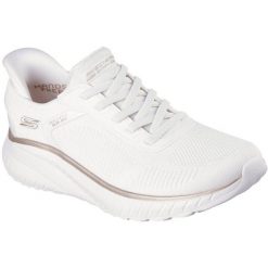 Buty sportowe damskie Skechers Bobs Squad Chaos C. Białe obuwie sportowe damskie Skechers, na fitness i siłownię. Za 590.00 zł.