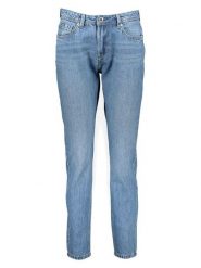 Pepe Jeans Dżinsy "Violet" - Tapered fit - w kolorze niebieskim rozmiar: W28/L32. Niebieskie jeansy damskie Pepe Jeans, z podwyższonym stanem. Za 189.29 zł.