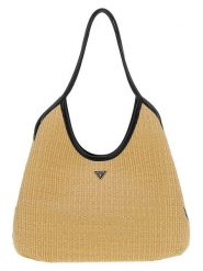 Guess Shopper bag w kolorze beżowym - 41 x 38 x 18 cm rozmiar: onesize. Brązowe shopper bag Guess, z aplikacjami, z materiału, na ramię, bez dodatków. Za 474.95 zł.