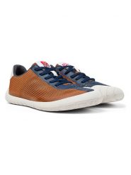 Camper Sneakersy "By Ineos" w kolorze jasnobrązowo-granatowym rozmiar: 39. Brązowe obuwie sportowe damskie Camper, bez zapięcia. Za 469.99 zł.