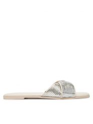 JENNY Klapki R25SS01646 Écru. Klapki damskie Jenny, bez wzorów, z materiału, bez obcasa, bez zapięcia. Za 83.99 zł.