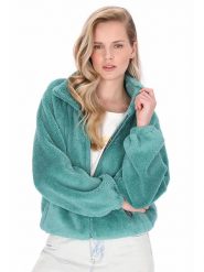 Schmuddelwedda Kurtka polarowa w kolorze turkusowym rozmiar: M. Niebieskie kurtki damskie Schmuddelwedda, m, bez wzorów, z polaru, bez kaptura. Za 165.99 zł.