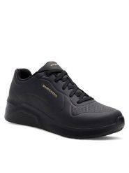 Skechers Sneakersy UNO LITE 8750063 BBK Czarny. Czarne obuwie sportowe damskie Skechers, z materiału, bez zapięcia. Za 259.99 zł.