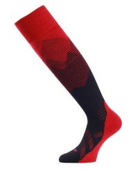 Skarpety narciarskie uniseks Lasting FWM 393 Merino 85%. Czerwone skarpetki damskie LASTING, bez wzorów, z dzianiny. Za 139.90 zł.