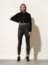 4F Legginsy damskie 4F x Anna Lewandowska XS. Czarne legginsy damskie 4F, uniwersalny, bez wzorów, z dzianiny, z podwyższonym stanem. W wyprzedaży za 59.99 zł.