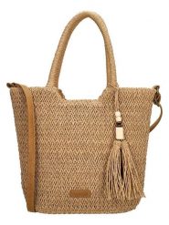 Beagles Torebka "Lanzarote" w kolorze jasnobrązowym - 35 x 26 x 11 cm rozmiar: onesize. Brązowe torebki klasyczne damskie Beagles, z materiału, przez ramię, bez dodatków. Za 78.99 zł.