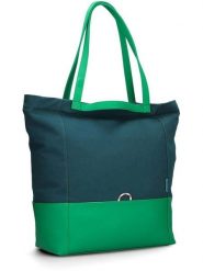 Zwei Shopper bag "Fiorella FI200" w kolorze zielonym - 44 x 38 x 19 cm rozmiar: onesize. Zielone shopper bag Zwei, bez wzorów, z materiału, na ramię, bez dodatków. Za 199.65 zł.