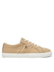 LAUREN RALPH LAUREN Sneakersy Janson Fray 802967040004 Beżowy. Brązowe obuwie sportowe damskie Lauren Ralph Lauren, z materiału, bez zapięcia. W wyprzedaży za 359.99 zł.