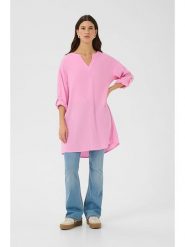 Cream Tunika "Venta" w kolorze jasnoróżowym rozmiar: 38. Różowe tuniki damskie Cream, bez wzorów, bez kołnierzyka, bez ramiączek. Za 104.99 zł.