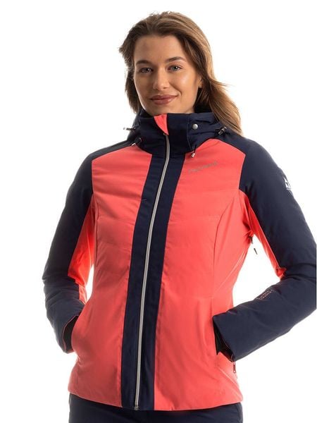 Fischer Kurtka narciarska w kolorze czerwono-czarnym rozmiar: XL. Czarne kurtki sportowe damskie FISCHER, xl, bez wzorów, bez kaptura. Za 633.92 zł.