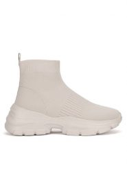 Jenny Fairy Sneakersy LZ0529-08 Beżowy. Brązowe obuwie sportowe damskie Jenny Fairy, z materiału, bez zapięcia. W wyprzedaży za 76.99 zł.