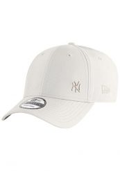 Czapka baseballowa 9forty New York Yankees Tonal. Białe czapki damskie New Era, bez wzorów, z materiału. Za 150.50 zł.