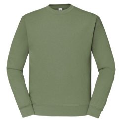 Klasyczna Bluza Rozpinana Unisex Dla Dorosłych. Zielone bluzy damskie Fruit of the Loom, l, bez wzorów, z bawełny, z kapturem. Za 137.99 zł.