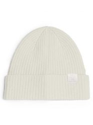 Tommy Hilfiger Czapka AW0AW16632 Biały. Białe czapki damskie Tommy Hilfiger, na zimę, bez wzorów, z materiału. Za 269.99 zł.