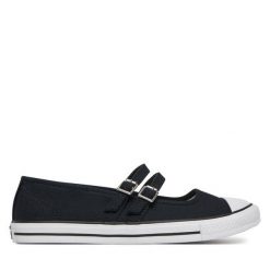 Baleriny Converse. Czarne balerinki damskie Converse, bez wzorów. Za 229.99 zł.