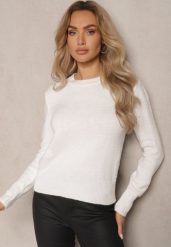 Jasnobeżowy Klasyczny Sweter Porttina. Brązowe swetry klasyczne damskie Renee, m, z jeansu, bez kołnierzyka. Za 84.99 zł.