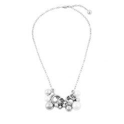 Naszyjnik Furla. Szare naszyjniki damskie Furla, srebrne. Za 659.99 zł.