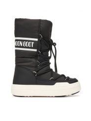 Moon Boot Śniegowce Jr Park Tube Lace wp 80D3440130 D Czarny. Czarne kozaki dziewczęce Moon Boot, bez wzorów, ze skóry, bez obcasa, bez zapięcia. Za 719.99 zł.
