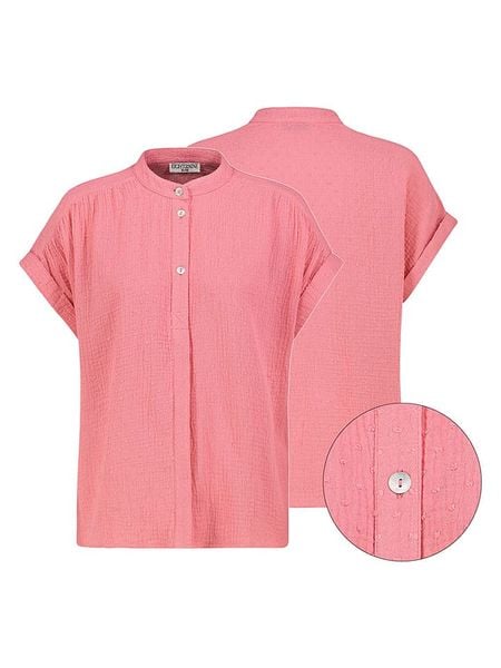 Eight2Nine Bluzka w kolorze różowym rozmiar: L/XL. Różowe bluzki damskie Eight2Nine, l, bez wzorów, z bawełny, bez kołnierzyka, bez ramiączek. Za 119.95 zł.