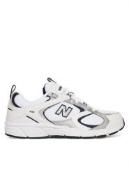 New Balance Sneakersy ML408A Biały. Białe obuwie sportowe damskie New Balance, z materiału, bez zapięcia. Za 379.99 zł.