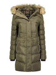 Maison Montaigne Parka "Badomai" w kolorze khaki rozmiar: XXL. Brązowe parki damskie Maison Montaigne, xxl, ze skóry, bez kaptura. Za 247.11 zł.