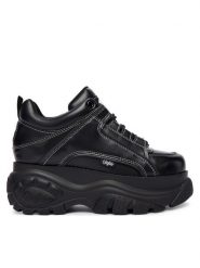 Buffalo Sneakersy 1339-14 1636494 Czarny. Czarne obuwie sportowe damskie Buffalo, ze skóry, bez zapięcia. Za 779.99 zł.