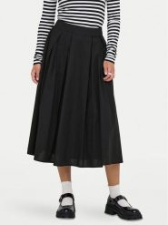 ONLY Spódnica trapezowa Maila 15369555 Czarny Regular Fit. Czarne spódnice damskie Only, m, bez wzorów, z bawełny. Za 179.99 zł.