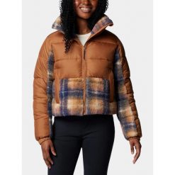 Kurtka Przejściowa Damska Columbia Leadbetter Point II Print Sherpa Hybrid. Brązowe kurtki damskie Columbia, na zimę, xl, bez wzorów, bez kaptura. Za 659.00 zł.