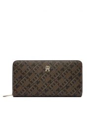 Tommy Hilfiger Portfel Th Icon Lrg Za Mono Print AW0AW18996 Kolorowy. Portfele damskie Tommy Hilfiger, bez wzorów. Za 329.99 zł.