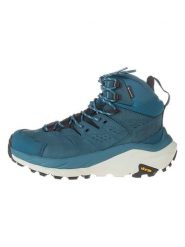 HOKA ONE ONE Skórzane buty trekkingowe "Kaha 2" w kolorze turkusowym rozmiar: 38 2/3. Niebieskie obuwie trekkingowe damskie Hoka One One, z gore-texu, bez zapięcia. Za 386.63 zł.