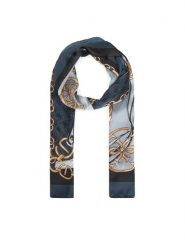 Guess Szal AW5339 POL03 Szary. Szare szaliki damskie Guess, z aplikacjami, z materiału. Za 219.99 zł.