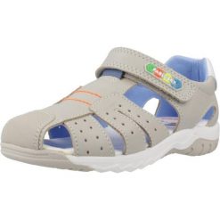 Sandały PABLOSKY 055750P Szary. Szare sandały damskie Pablosky, bez wzorów, ze skóry, bez obcasa, bez zapięcia. Za 261.99 zł.