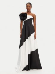 Babylon Sukienka wieczorowa S00873 Czarny Regular Fit. Czarne sukienki damskie Babylon, bez wzorów, z syntetyku, wizytowe, bez ramiączek. Za 2,319.00 zł.
