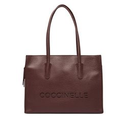 Torebka Coccinelle. Czerwone shopper bag Coccinelle, bez dodatków. Za 1,449.00 zł.