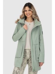Alife and kickin Parka w kolorze miętowym rozmiar: L. Zielone parki damskie Alife and Kickin, l, bez kaptura. Za 294.95 zł.