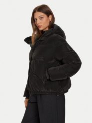 Bomboogie Kurtka puchowa Riga JW8139TGLP5 Czarny Regular Fit. Czarne kurtki damskie Bomboogie, bez wzorów, z puchu, bez kaptura. Za 1,379.00 zł.