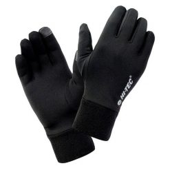 Rękawiczki Unisex Dla Dorosłych Logo Janni. Czarne rękawiczki damskie Hi-tec, bez wzorów. Za 60.99 zł.