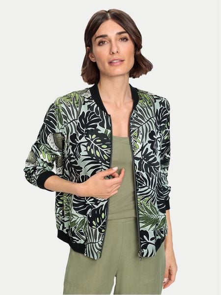 Olsen Bluza 15001422 Zielony Regular Fit. Zielone bluzy damskie Olsen, bez wzorów, z wiskozy, bez kaptura. Za 379.99 zł.