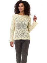 Heine Sweter w kolorze żółtym rozmiar: 40. Żółte swetry klasyczne damskie Heine, ze splotem, bez kołnierzyka. Za 95.92 zł.