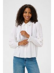 Kaffe Koszula w kolorze białym rozmiar: 34. Białe koszule damskie Kaffe, z aplikacjami, z bawełny, bez kołnierzyka, bez ramiączek. Za 173.99 zł.