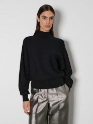 Someday Sweter w kolorze czarnym rozmiar: 36. Czarne swetry klasyczne damskie someday., bez kołnierzyka. Za 294.95 zł.