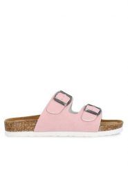 CRUZ Klapki Whitehill CR151945 Różowy. Czerwone klapki damskie CRUZ, bez wzorów, ze skóry, bez obcasa, bez zapięcia. Za 169.99 zł.