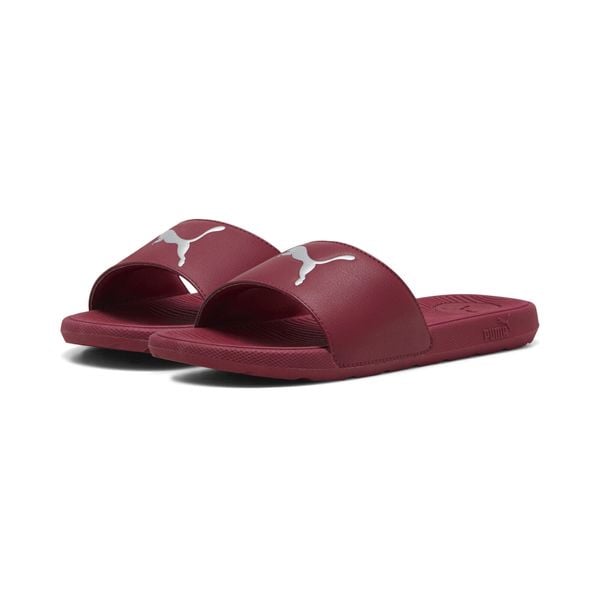 Damskie klapki sportowe Cool Cat 2.0 PUMA. Czerwone klapki damskie Puma, bez wzorów, z materiału, bez obcasa, bez zapięcia. Za 109.00 zł.